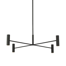 Load image into Gallery viewer, Ponte LED Chandelier in Nightshade Black.