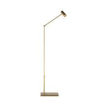 Load image into Gallery viewer, Ponte LED Floor Lamp in Hand Rubbed Antique Brass.