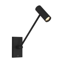 Load image into Gallery viewer, Ponte LED Task Wall Light in Nightshade Black (Small).
