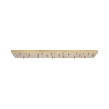 Load image into Gallery viewer, Rectangular Multiport Canopy in Hand Rubbed Antique Brass (72-Inch).
