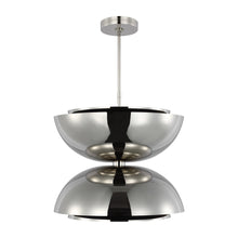 Load image into Gallery viewer, Shanti LED Pendant Light in Polished Nickel (X-Large) (2-Light).