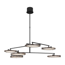 Load image into Gallery viewer, Shuffle LED Chandelier in Detail.