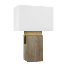 Load image into Gallery viewer, Slab Table Lamp in Detail.