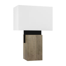 Load image into Gallery viewer, Slab Table Lamp in Detail.