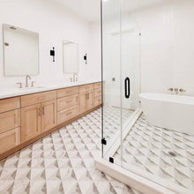 Load image into Gallery viewer, Spur LED Wall Light in bathroom.