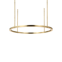 Load image into Gallery viewer, Stagger LED Chandelier in Hand Rubbed Antique Brass (Large).