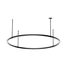 Load image into Gallery viewer, Stagger LED Chandelier in Nightshade Black (X-Large).