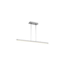 Load image into Gallery viewer, Stagger LED Linear Pendant Light in Polished Stainless Steel (48-Inch).