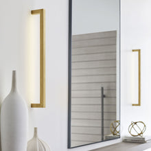 Load image into Gallery viewer, Stagger LED Wall Light in bathroom.