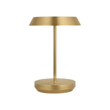 Load image into Gallery viewer, Tepa LED Table Lamp in Hand Rubbed Antique Brass (Small).
