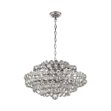 Load image into Gallery viewer, Sanger Chandelier in Polished Nickel(Small).