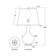 Load image into Gallery viewer, Addison Table Lamp - line drawing.