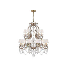 Load image into Gallery viewer, Adrianna Chandelier in Gilded Iron (Medium).