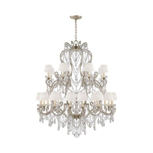 Load image into Gallery viewer, Adrianna Chandelier in Antique Silver Leaf (Large).