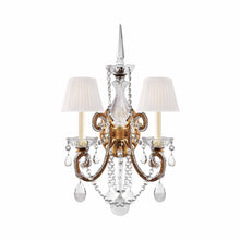 Load image into Gallery viewer, Adrianna Wall Light in Gilded Iron.
