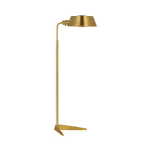 Load image into Gallery viewer, Alfie Floor Lamp in Hand-Rubbed Antique Brass.