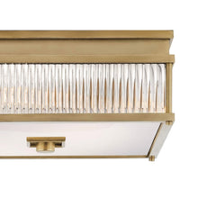 Load image into Gallery viewer, Allen Square Flush Mount Ceiling Light in Detail.