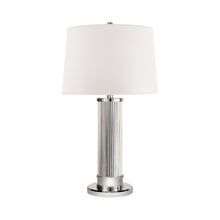 Load image into Gallery viewer, Allen Table Lamp in Polished Nickel.