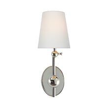 Load image into Gallery viewer, Alton Wall Light in Polished Nickel.