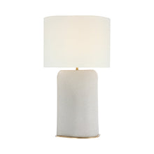 Load image into Gallery viewer, Amantani Table Lamp in Porous White (Medium).