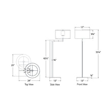 Load image into Gallery viewer, Amell Floor Lamp - line drawing.
