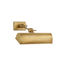 Load image into Gallery viewer, Anette Picture Light in Natural Brass (9-Inch).