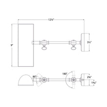 Load image into Gallery viewer, Anette Picture Light - line drawing.