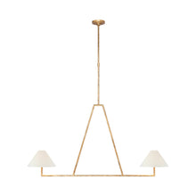 Load image into Gallery viewer, Ashton Chandelier in Gilded Iron (2-Light).