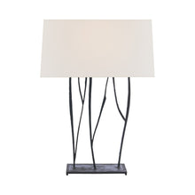 Load image into Gallery viewer, Aspen Table Lamp in Blackended Rust.