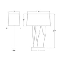 Load image into Gallery viewer, Auxerre Table Lamp - line drawing.