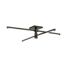 Load image into Gallery viewer, Axis LED Flush Mount Ceiling Light in Bronze.
