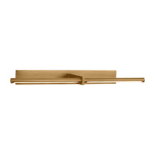 Load image into Gallery viewer, Axis LED Picture Light in Antique-Burnished Brass(Extra Large).