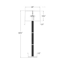 Load image into Gallery viewer, Barrett Floor Lamp - line drawing.