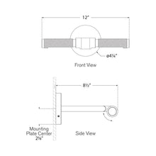 Load image into Gallery viewer, Barrett LED Picture Light - line drawing.