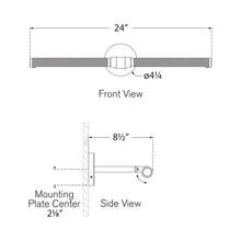 Load image into Gallery viewer, Barrett LED Picture Light - line drawing.