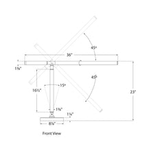 Load image into Gallery viewer, Barrett LED Table Lamp - line drawing.
