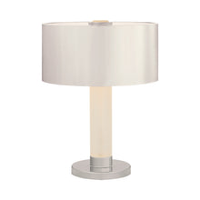 Load image into Gallery viewer, Barton LED Table Lamp in Polished Nickel.