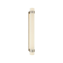 Load image into Gallery viewer, Barton Vertical LED Bath Wall Light in Polished Nickel (Large).