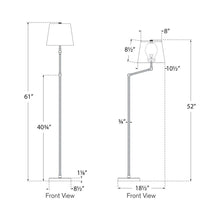 Load image into Gallery viewer, Basden Floor Lamp - line drawing.
