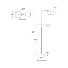 Load image into Gallery viewer, Basden Pharmacy Floor Lamp - line drawing.