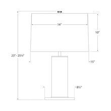 Load image into Gallery viewer, Beckford Table Lamp - line drawing.