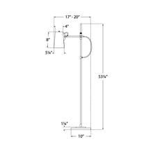 Load image into Gallery viewer, Benton Floor Lamp - line drawing.