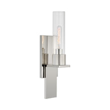 Load image into Gallery viewer, Beza Bath Wall Light in Polished Nickel.