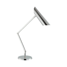 Load image into Gallery viewer, Bravo Table Lamp in Polished Nickel.