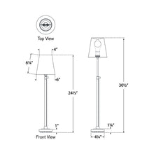 Load image into Gallery viewer, Bryant Table Lamp - line drawing.