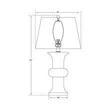 Load image into Gallery viewer, Bull Nose Table Lamp - line drawing.