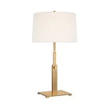 Load image into Gallery viewer, Cadmus Table Lamp in Antique Brass.