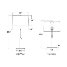 Load image into Gallery viewer, Cadmus Table Lamp - line drawing.