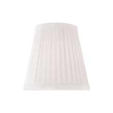 Load image into Gallery viewer, Candle Clip Ralph Lauren Shade in Silk Pleat (5-Inch).
