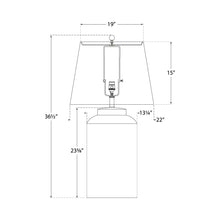 Load image into Gallery viewer, Carter Table Lamp - line drawing.